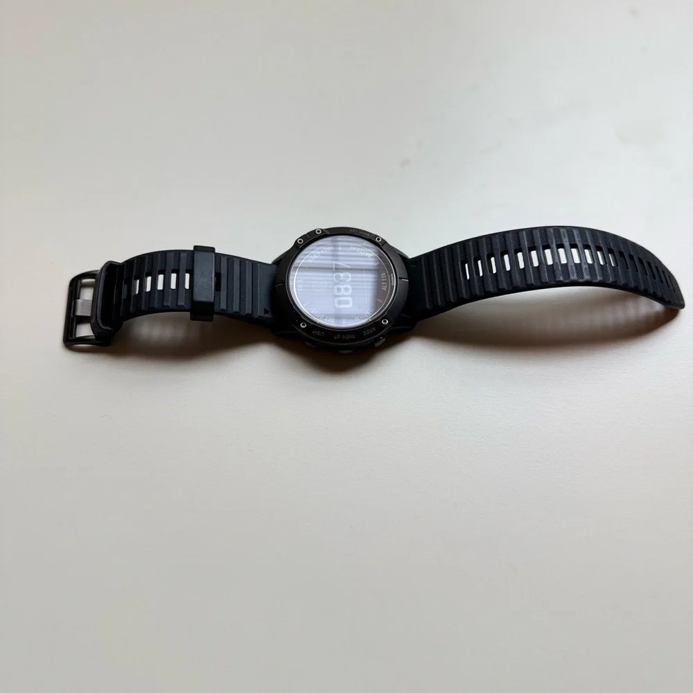 Garmin Black Smartwatch with Gray Accents